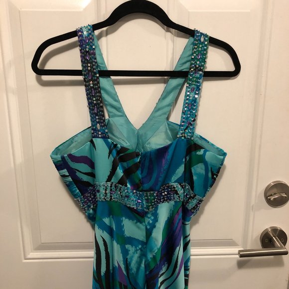 Laura Lightweight Multicoloured Formal Dress - Picture 4 of 6